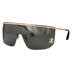 New! Roberto Cavalli SRC012M 0300 Rose Gold and Black Sunglasses, Authentic